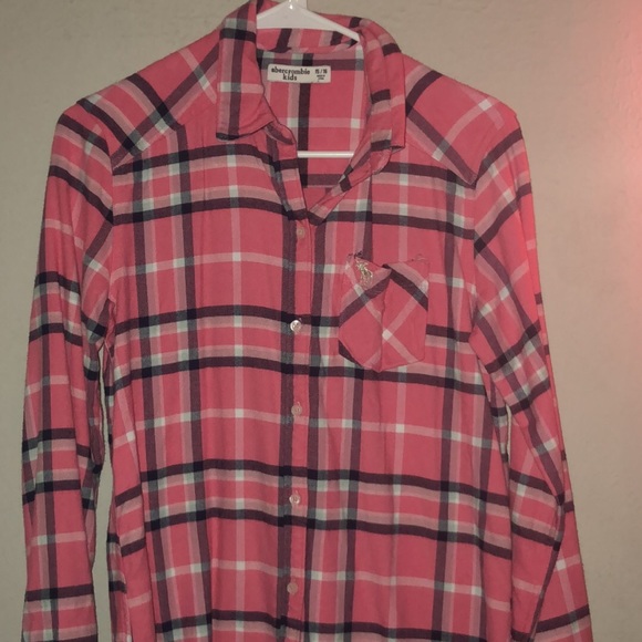 abercrombie kids Other - Pink plad shirt